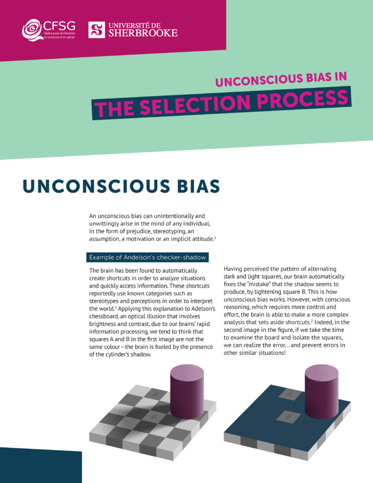 Unconscious bias in the selection process
