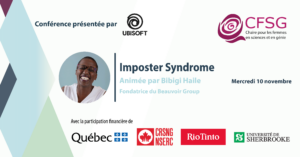 Atelier Understanding and reframing Imposter Syndrome -Présenté par Ubisoft