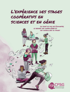 Page couverture du livre présentant des jeunes femmes effectuant des tâches en stage
