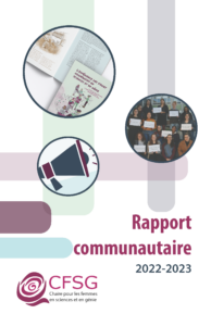 Page couverture du rapport communautaire 2022-2023